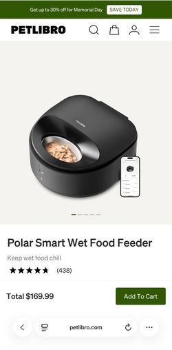 Brand New Petlibro 3 day wet feeder