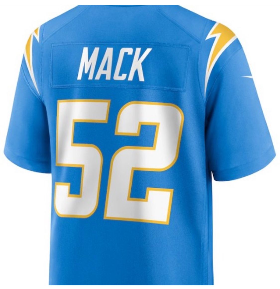 Khaili Mack #52 Charger Jersey Powder Blue All Sizes 