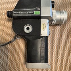 Fujica Single-8 P300 Vintage Movie Camera – 1960s Japan – Untested – Retro Film Camera