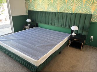 Bed Frame and Night Stands