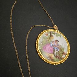 Porcelain Pendant Necklace