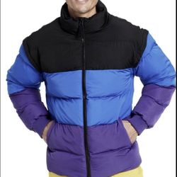 LEGO Collection x Target Men's Color Block Puffer Jacket / Vest 