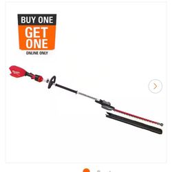 Milwaukee M18 FUEL 18V 24 in. Brushless Cordless Battery Powered Pole Articulating Hedge Trimmer (Tool-Only)