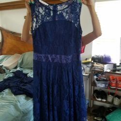Blue dress