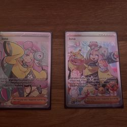 Iono Full Art Pokemon Trainer Cards