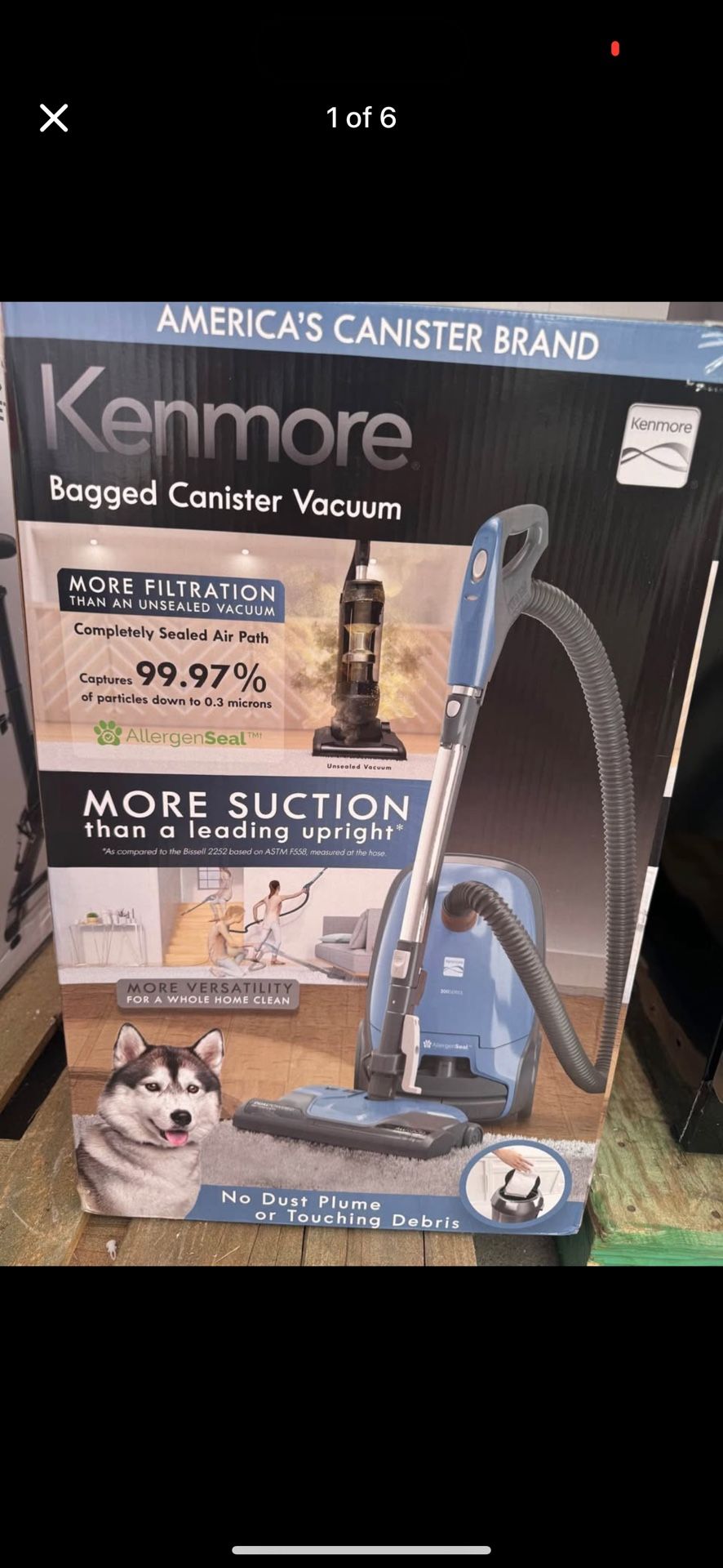 KENMORE 200 Series Bagged Canister Vacuum Cleaner