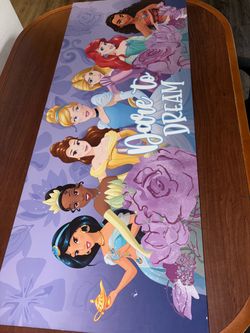 Disney princess decorative wooden wall frame