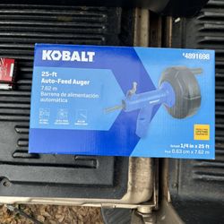 Automated Plumbers Snake Kobalt