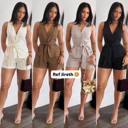 Conjunto blusa y short/ muy buena tela
