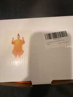 Inflatable turkey costume adult size