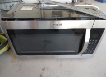 New whirlpool 30" over the range microwave