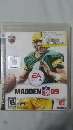 MADDEN 09 FOR PS3