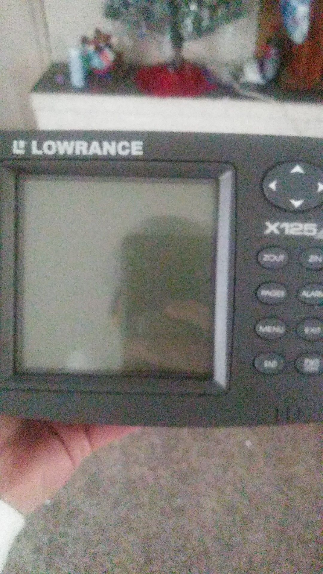 Lowrance X125 fish finder sonar head unit only for Sale in Indianapolis