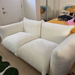Small White Loveseat