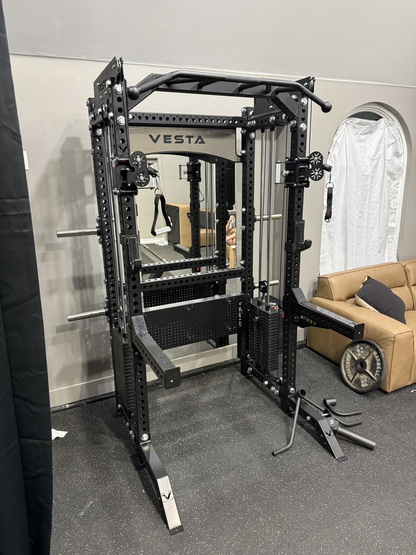 Vesta Fitness PRO SERIES 2-1 Ultimate Half Rack Functional Trainer/Gym Equipment/ Home Gym/ Fitness/ FREE DELIVERY 🚚