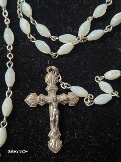 mother of pearl rosary from ltaly