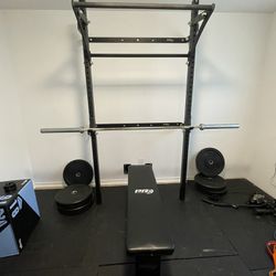 Complete Home Gym Set featuring PRX Rack