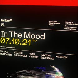 In The Mood Ticket 