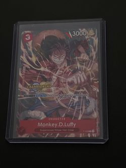 Monkey D. Luffy One Piece Championship 2023 Promo Card