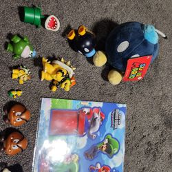 Super Mario Action Figure Lot