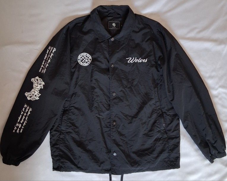 Rare Limited Edition Darc Sport Wolves Coach Jacket Windbreaker Size M 58 OF 500