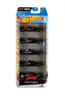 Hot Wheels Set Of 5 Formula 1