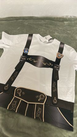 Oktoberfest Lederhosen Graphic T-Shirt