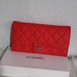 CC  Red Crossbody Wallet