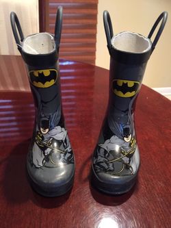 Batman Rain boots size 7/8