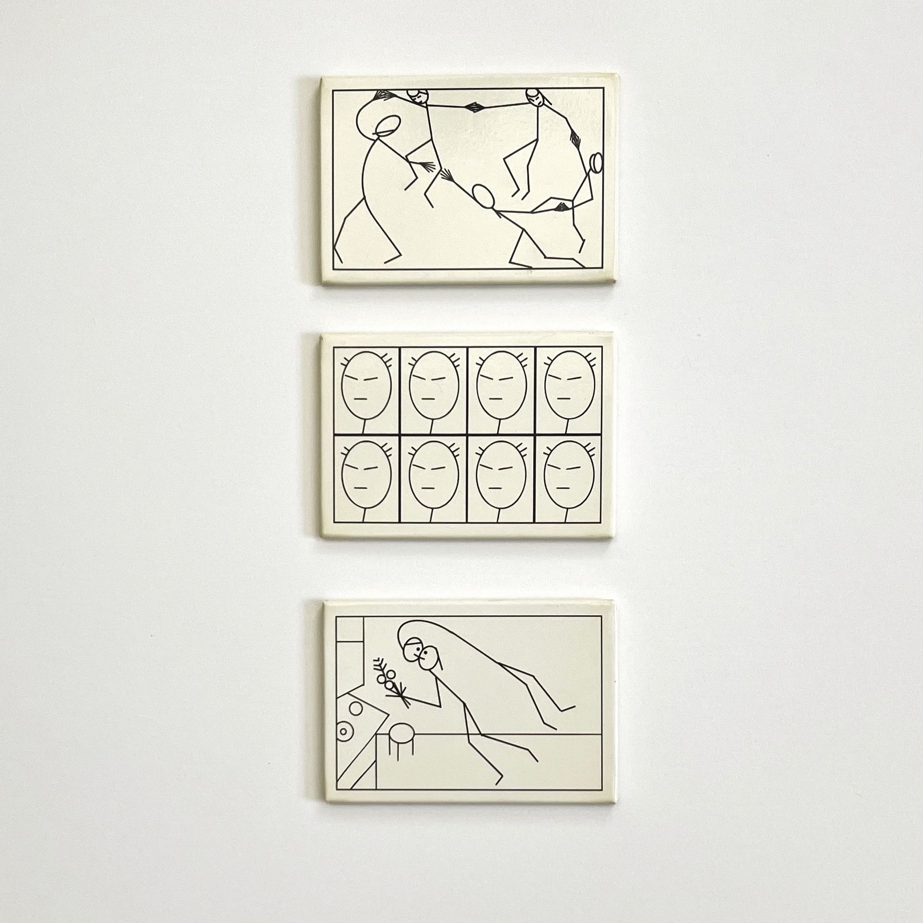 Vintage MOMA Jeffrey Metzner Stick Stuff Magnets