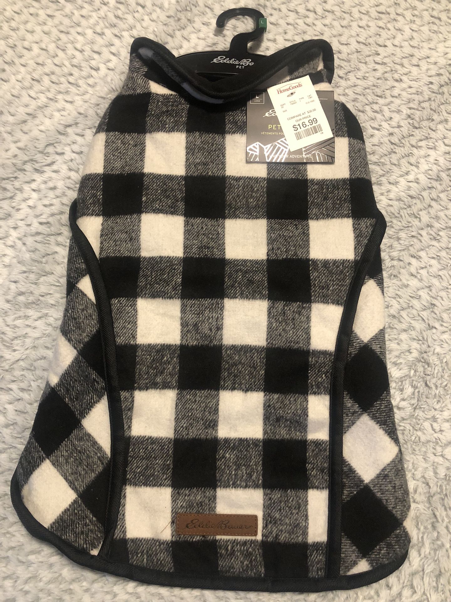 Pet Jacket Eddie Bauer New Size L