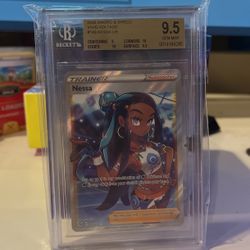 Pokemon TCG Nessa 183/185 Beckett 9.5 Graded