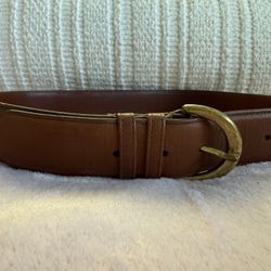 Brown Coach Belt Size Medium 