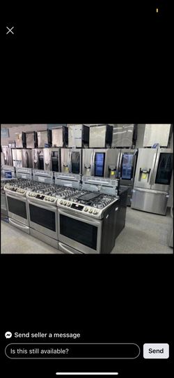 Washer dryer stove or refrigerator