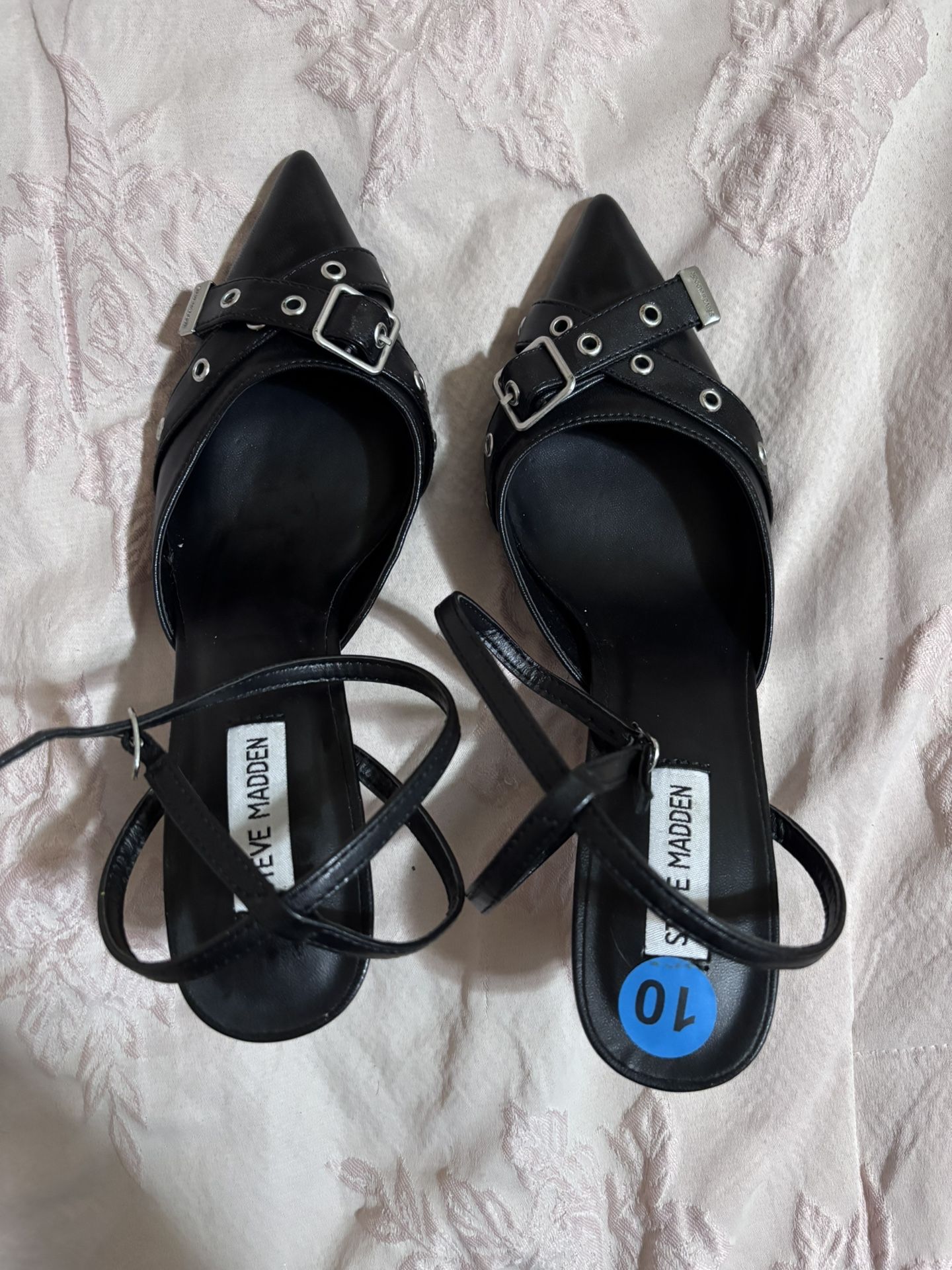 Black Steve Madden Heels size 10