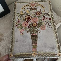 Embroidered Jewel Box