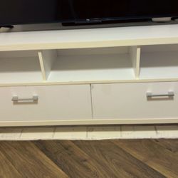 White Tv Stand 