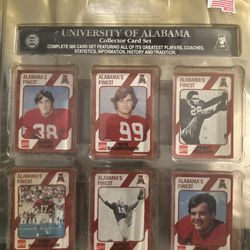 Alabama Greatest Football Cards 