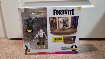 NEW Fortnite Meowscles Agent's Room Playset Ghost Shadow 2 Pack Jazwares 2021