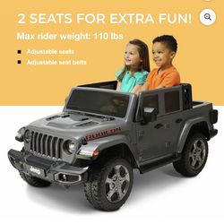 Kids ride on electric powers jeep brand new