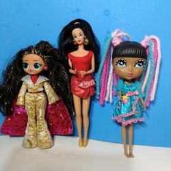 3 Dolls, The Red Drees Is 1966 ,All For $10.00