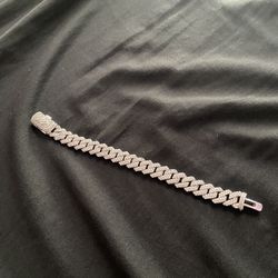 GLD iced out cuban bracelet 