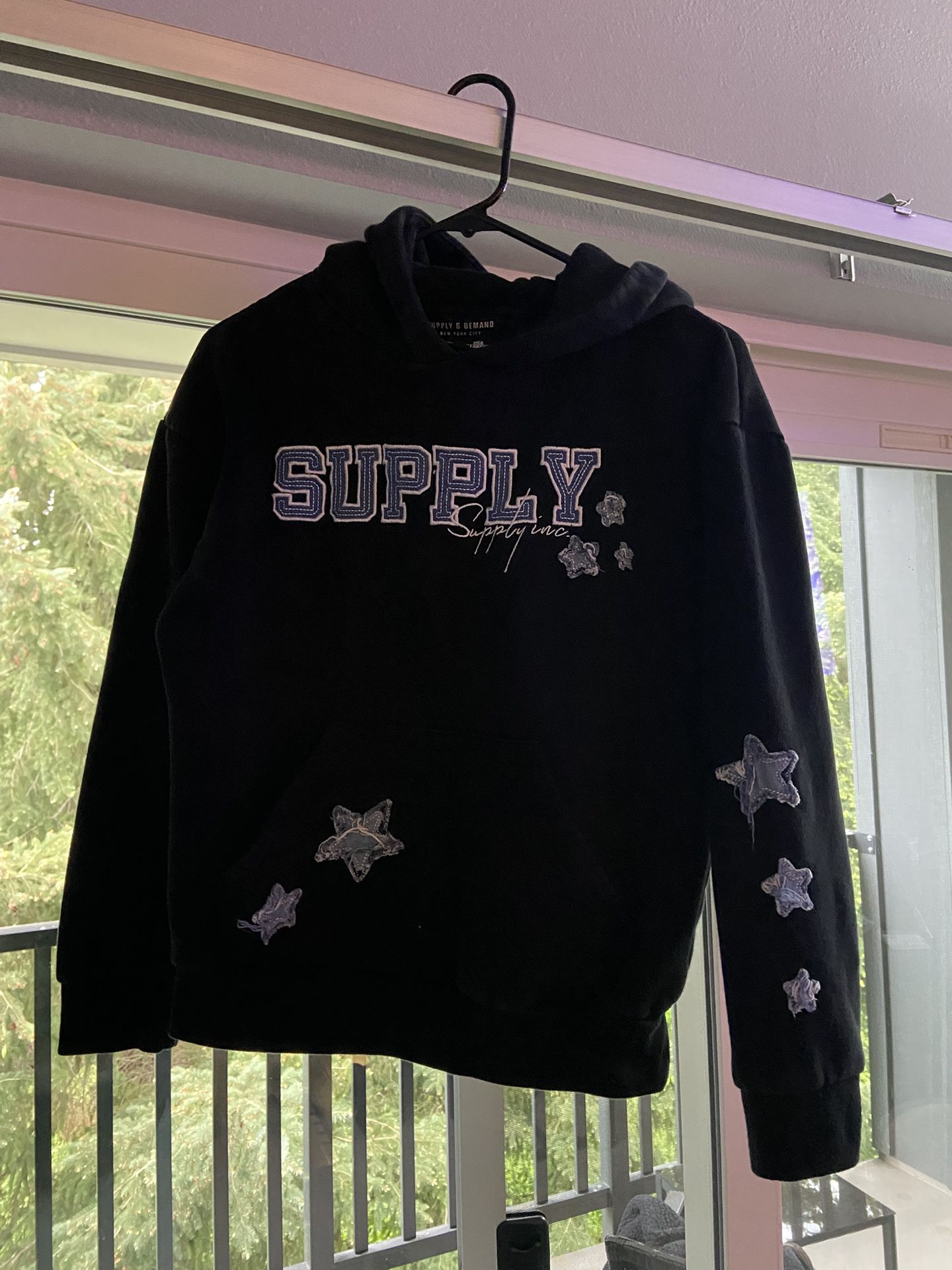 PullOver Hoodie Kids Denim Stars