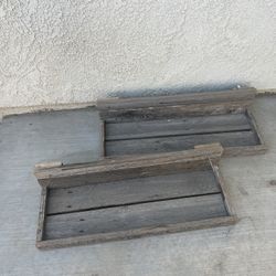 Set Of Wooden Shelves 