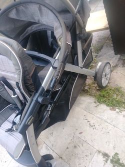 CHICCO DOUBLE STROLLER.