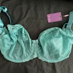 NWT Flirtelle Viola Geo Balcony Bra 34HH/ 34L