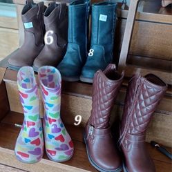 Kids Boots, Sizes Marked. Many New, 5.00 Each