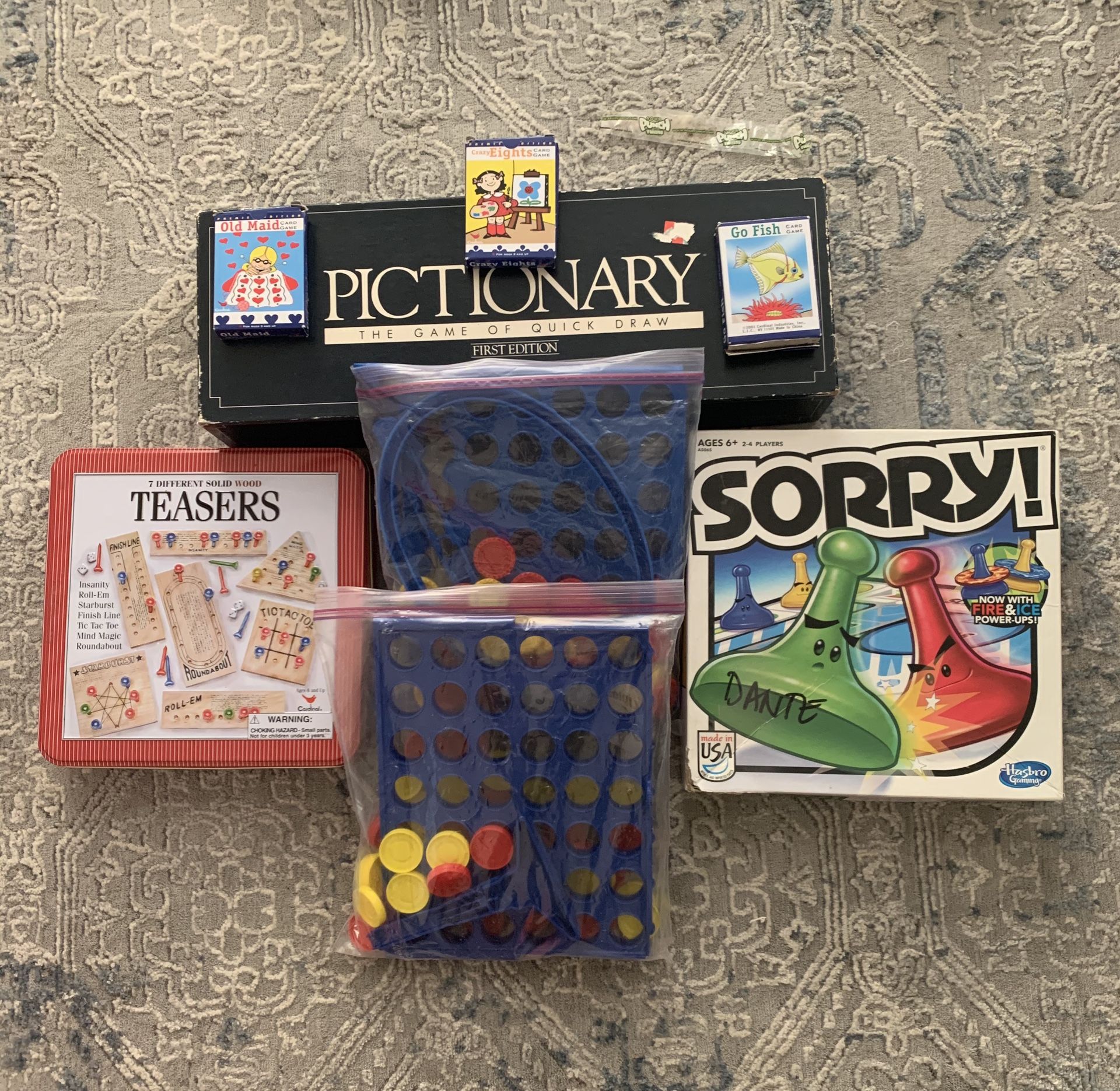 14 Kid’s Games with 1st Edition Pictionary