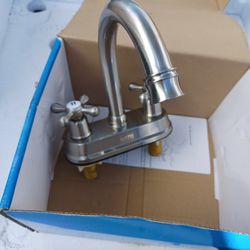 Brush Nickel/rubbed Bronze, Bathroom Faucet 