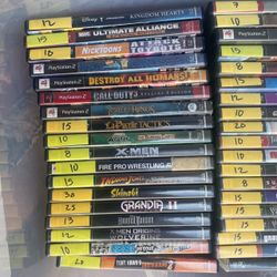 Sony PlayStation Ps2 Ps3 Video Games